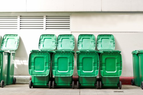 Recycling and disposal process for flat clearance