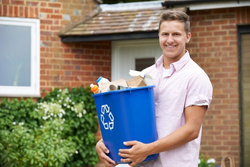 Efficient house clearance crew at work in Highgate